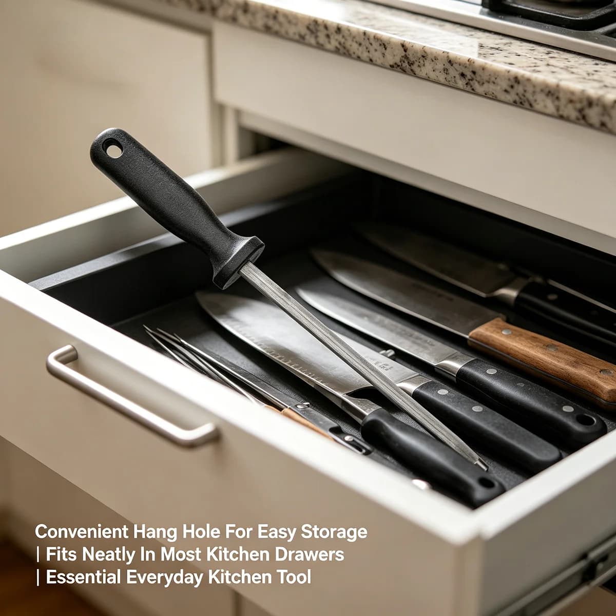Sharpening Rod Carbon Steel Kitchen Gadgets Slaughter house Butcher Ceramic Household Knife Sharpener