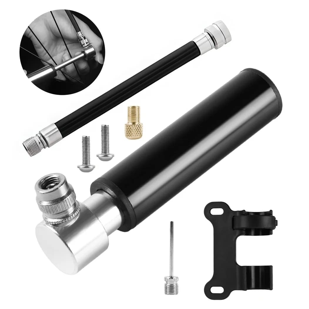 Mini Pompa d'Aria Portatile 120 PSI per Bici MTB, Bici da Strada, Gonfiatore Manuale Tascabile per Pneumatici, Accessori Moto