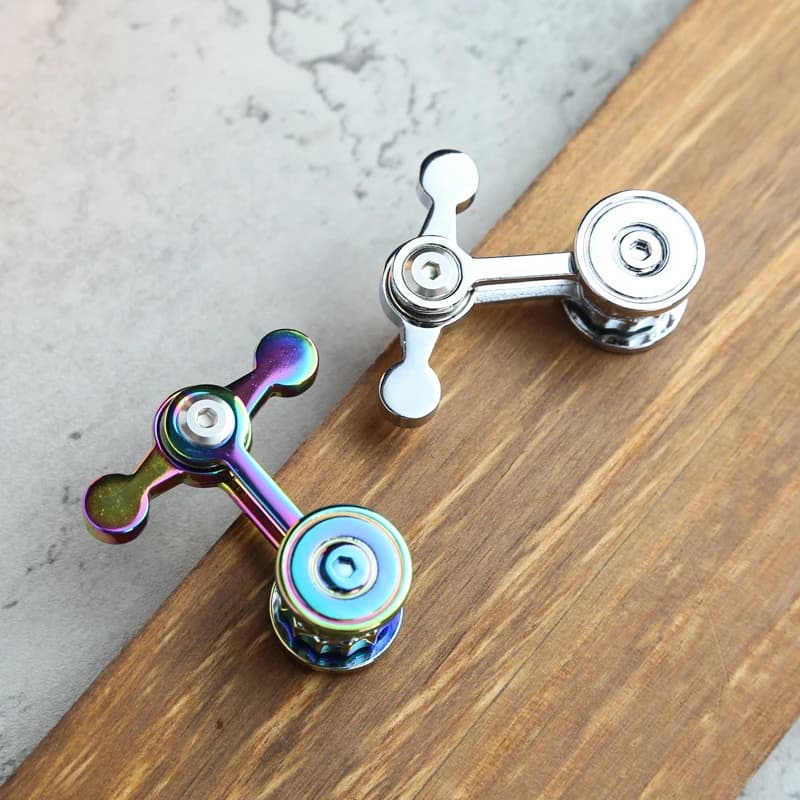 Fidget Spinner a Pendolo Caotico in Lega di Zinco, Giocattolo Antistress in Metallo per Adulti, Regalo Creativo