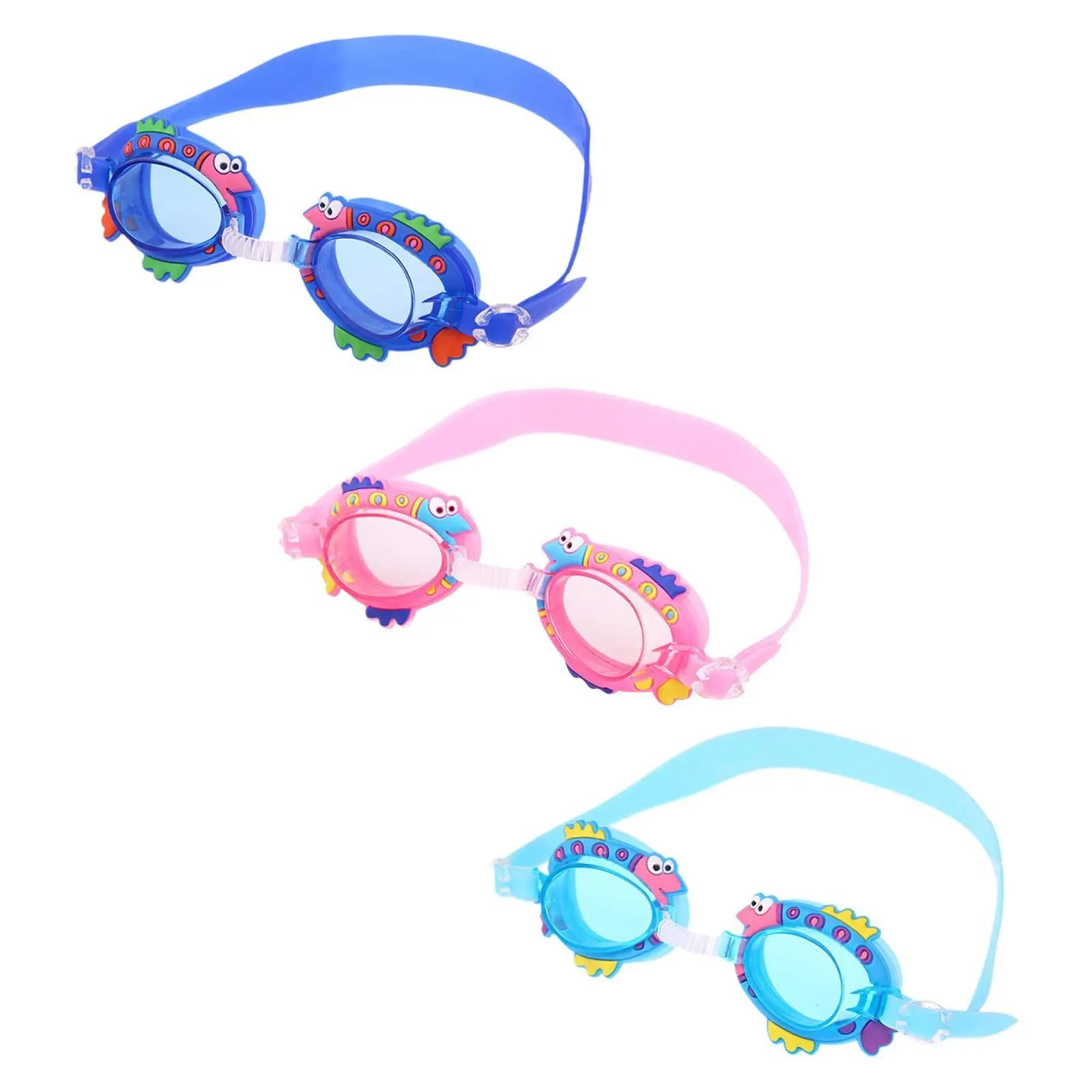 Swimwear for children, light and adjustable, anti-fog, with clear view, swim glasses for girls, boys, children, water sports games