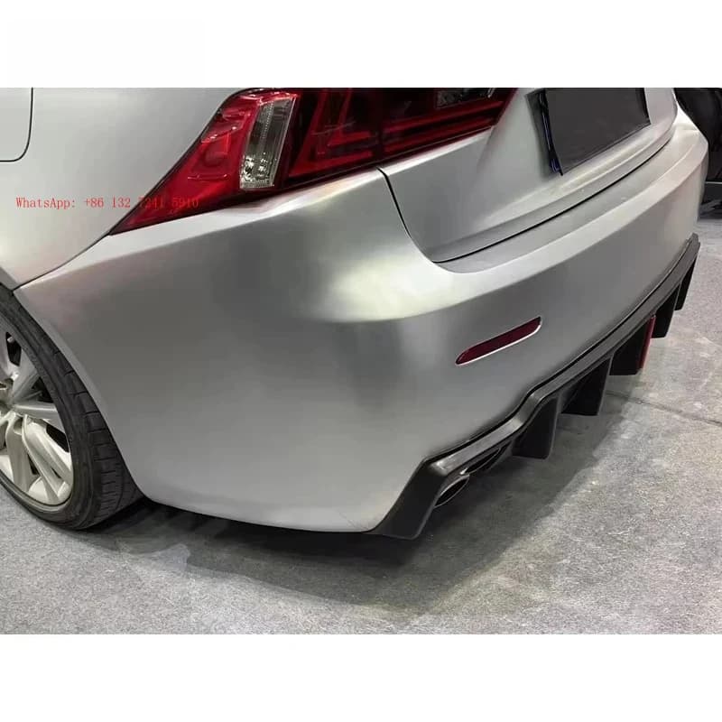 Factory Direct New Car Rear Bumper Kits for Is250 2013-2017 Bodykit PP Material Exterior Accessory Part Diffuser Lip Tail Throat