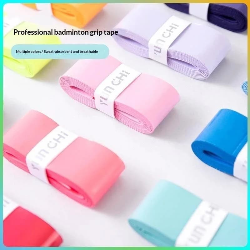 12Pcs Easy Install Racket Overgrip Tape Laminated Sticky Anti Slip for Tennis Badminton Racket Fishing Rod Wrap