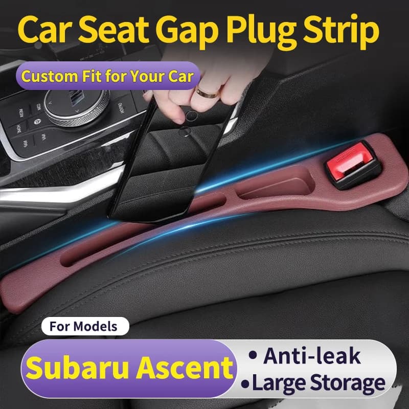 Adatto per Subaru Ascent, Strisce di Riempimento per Sedili Auto, Organizzatore Anti-Caduta con Vano Portaoggetti per Telefono e Chiavi, 2 Pezzi