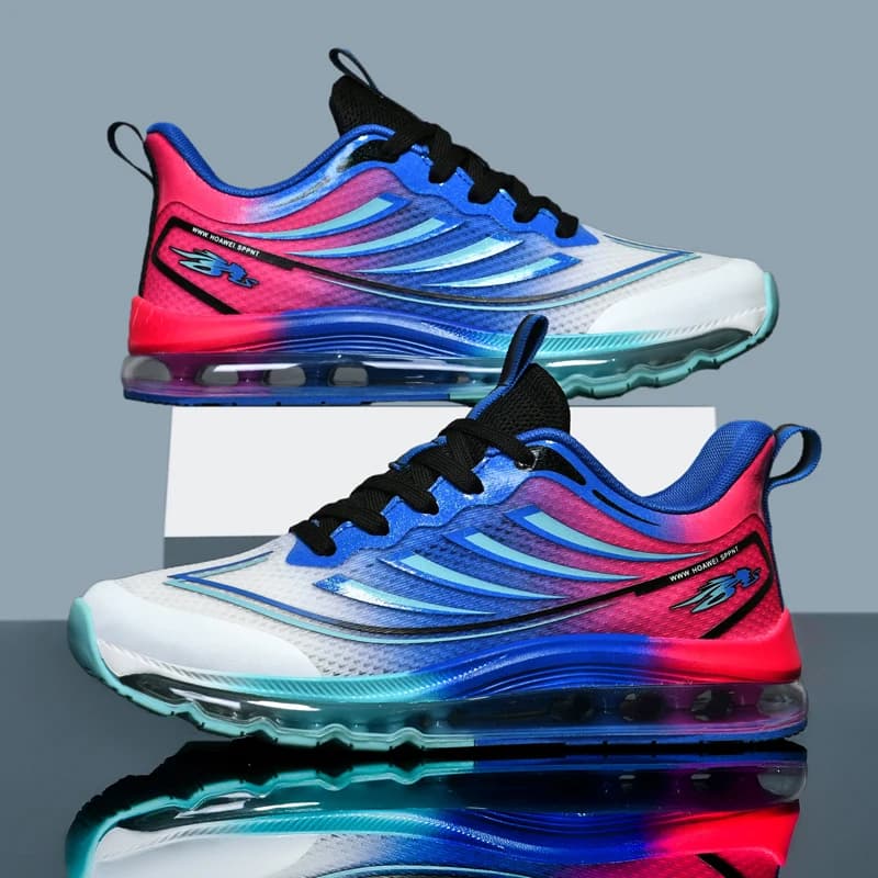 Scarpe da corsa da uomo piatte e comode in mesh per sport all'aria aperta scarpe da tennis di grandi dimensioni 2025 nuove sneakers originali da uomo