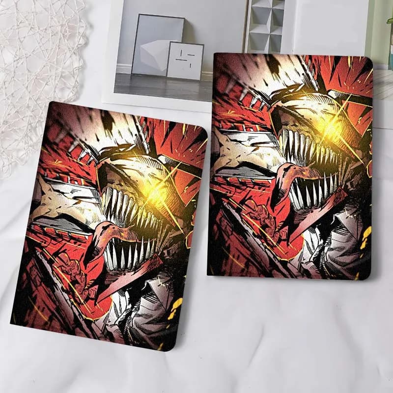 Cartoon Chainsaw Man For Lenovo Xiaoxin Pad Pro Tab M10 K10 Plus 3rd Y700 Gen 11 11.2 11.5 12.7 8.8 Inch Tablet Case