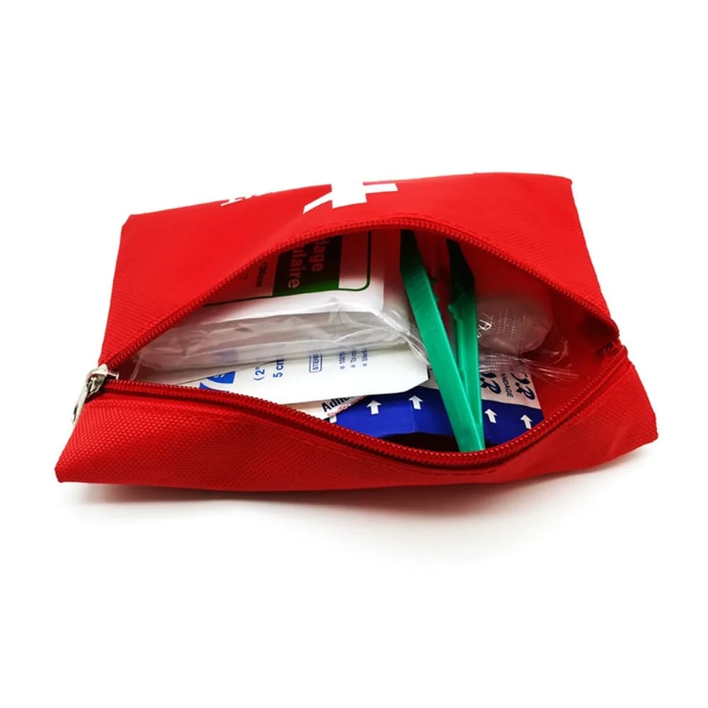 Set da 13 pezzi Kit di pronto soccorso: kit di emergenza portatile per sopravvivenza nella natura selvaggia all'aperto, casa e viaggi, con forniture per la cura delle ferite