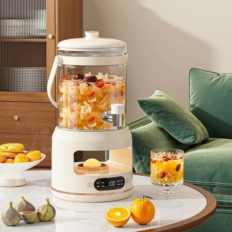 Multifunctional Health Pot with Faucet Large Capacity Glass Electric Kettle New Tea Boiler Heat Preservation Stew Tea Capacity