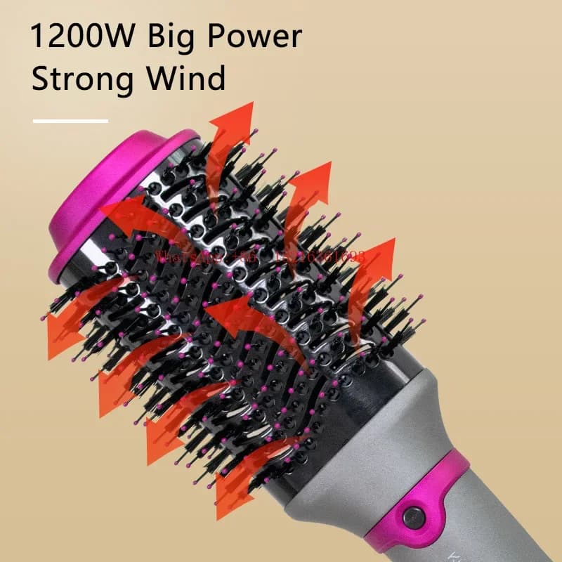 NUOVO 20.26 Spazzola ad Aria Calda 2-in-1, Asciugacapelli Modellante e Arricciacapelli 1200W