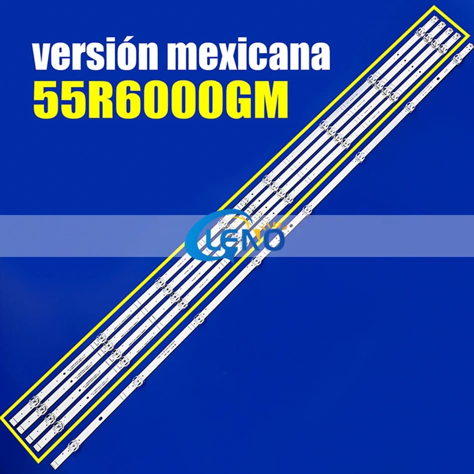 Striscia di retroilluminazione a LED 5kit 10kit per Hisense Crh-bx55y1u 723030 55r6000gm 55r6000 55r6000G CHR-BX55Y1U 723030 T 040806 A