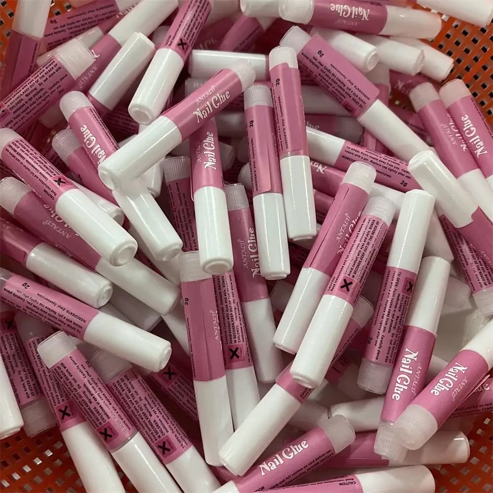 10/50/100pcs Mini Nail Glue Super Strong Adhesive Professional Fast Dry Nail Art Glue False Decor Tip Acrylic Glue Nail Art Tool