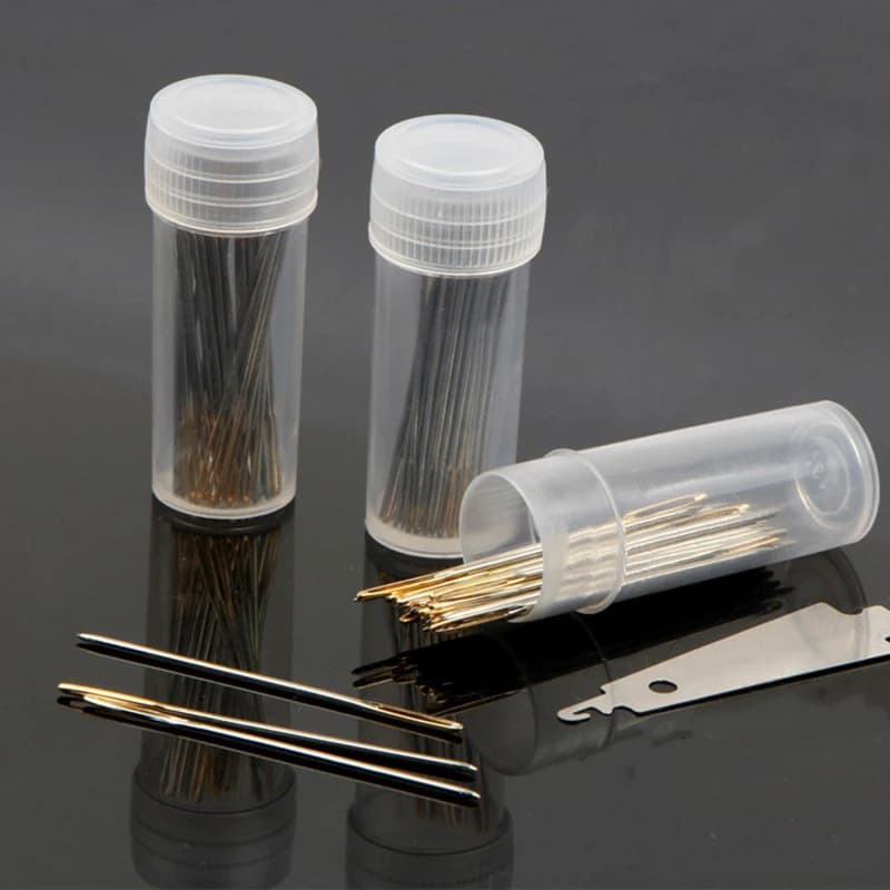 30Pcs New Multi-size Sewing Needle 22/24/26# Tail Embroidery Fabric Cross Stitch Needle Stainless Steel DIY Craft Tool