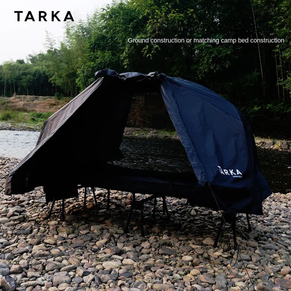 TARKA Tenda da campeggio Tenda interna e set di tende esterne Solo utilizzata per letto da campeggio Tenda per una persona per escursioni selvagge