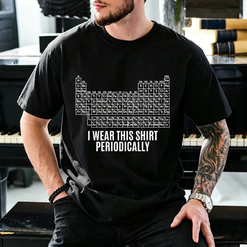 Dr Grace's Periodic Table Shirt Project Hail Mary Tshirt Jazz Hands I Wear This Shirt Periodically Funny Amaze Graphic T Shirts