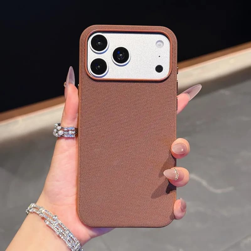 Luxury Tech Woven Magnetic Matte Case for Iphone 17 Air 16 15 14 13 12 11 Pro Max TechWoven for Magsafe Wireless Charge Cover