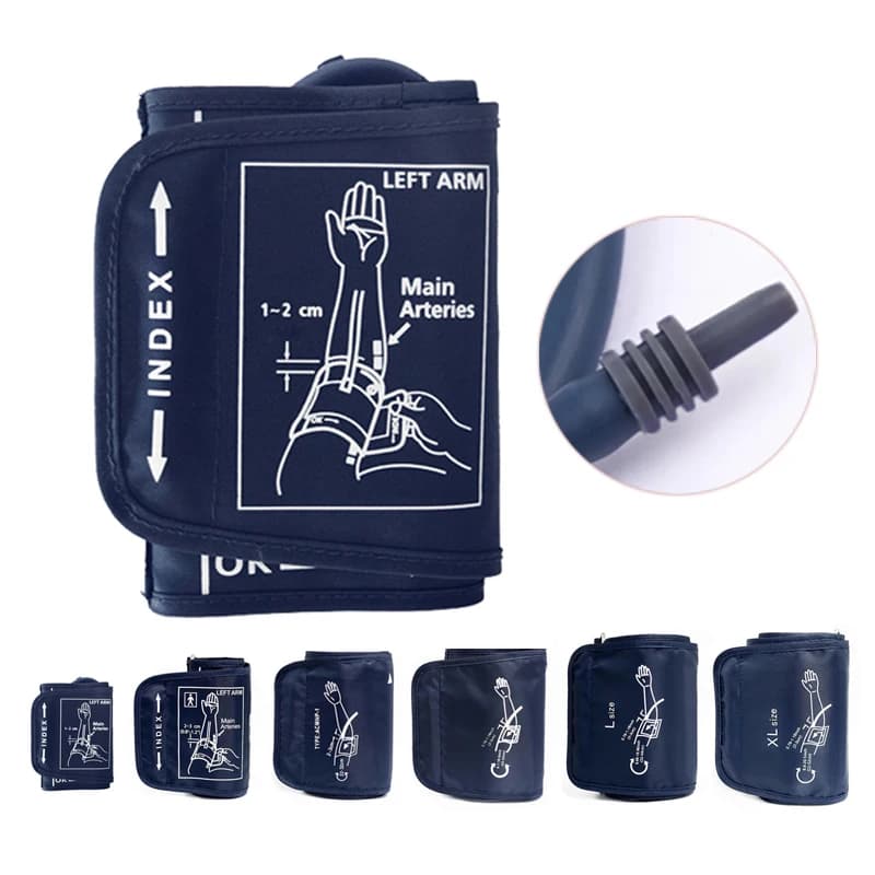 Single cuff pressure gauge for blood pressure Sfigmomanometer Upper arm band 22-32/42/48 cm Adult baby Newborn for patient monitor BP