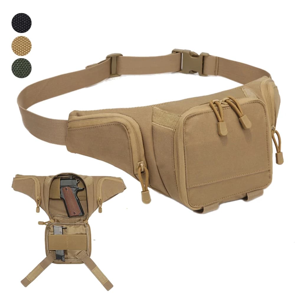 Men's Sports Waist Belt Bumbag Outdoor Mouse Waterproof