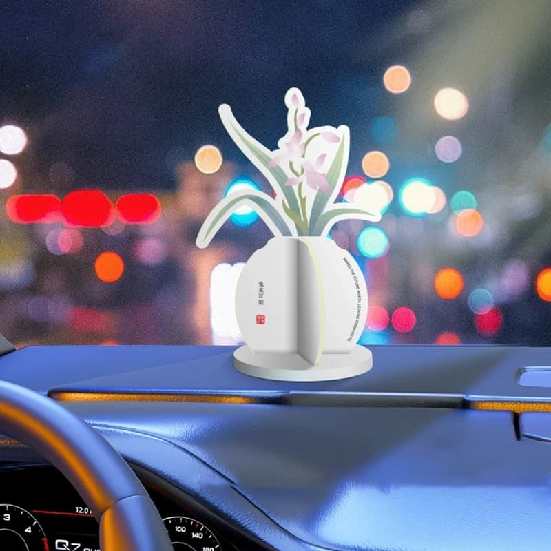 Car Deodorants in Chinese Style Perfume Decoration for Car Decoration for Magnolia Scent Orchids Interior Accessories Car