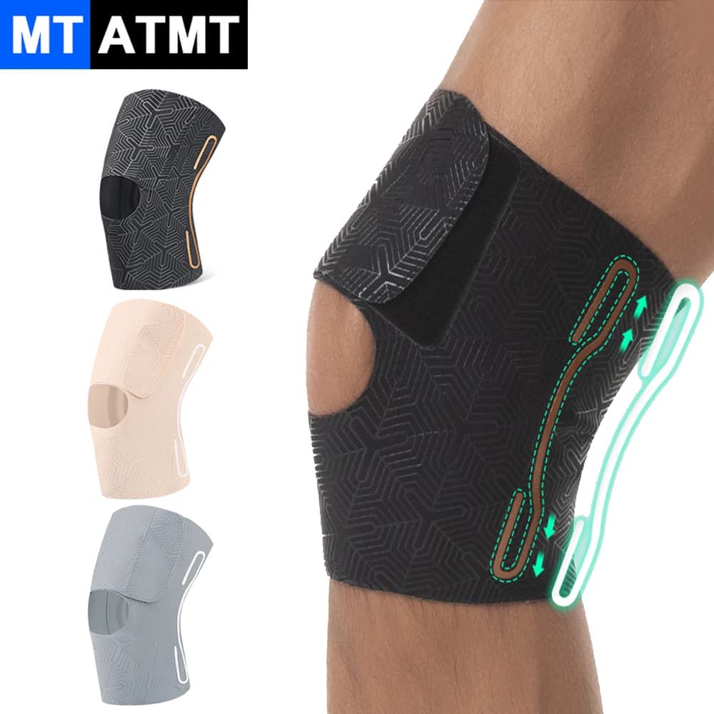 1 paio di ginocchiere ultra sottili per donna e uomo, fascia di compressione per ginocchio, supporto per rotula, per basket, corsa, escursionismo