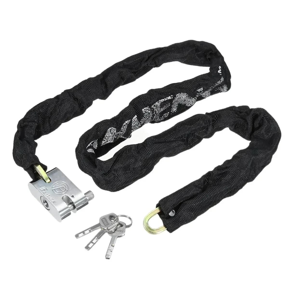 Lucchetto a catena per moto da 65cm lucchetto per bicicletta da moto sicurezza antifurto serrature rinforzate per esterni per Scooter da moto