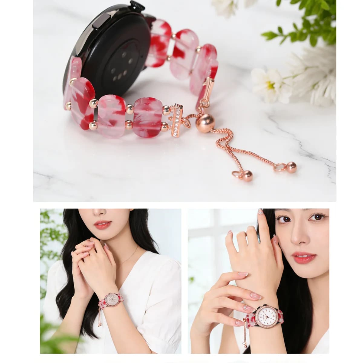 Cinturino in resina da 18/20/22 mm per Samsung Watch FE/Watch 6/Gear S3/Huawei/Garmin, cinturini per orologi da donna e da uomo, braccialetti da polso