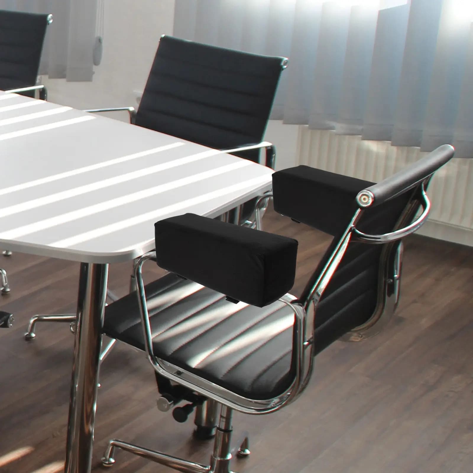 2 Pezzi Cuscinetti Ergonomici per Braccioli Sedia da Ufficio, in Memory Foam Spesso, con Rivestimento Rimovibile, Supporto per Gomiti e Avambracci, per Sedia da Gaming e Scrivania