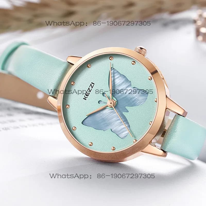 Customized watch women's simple personalized butterfly small dial fashion watch