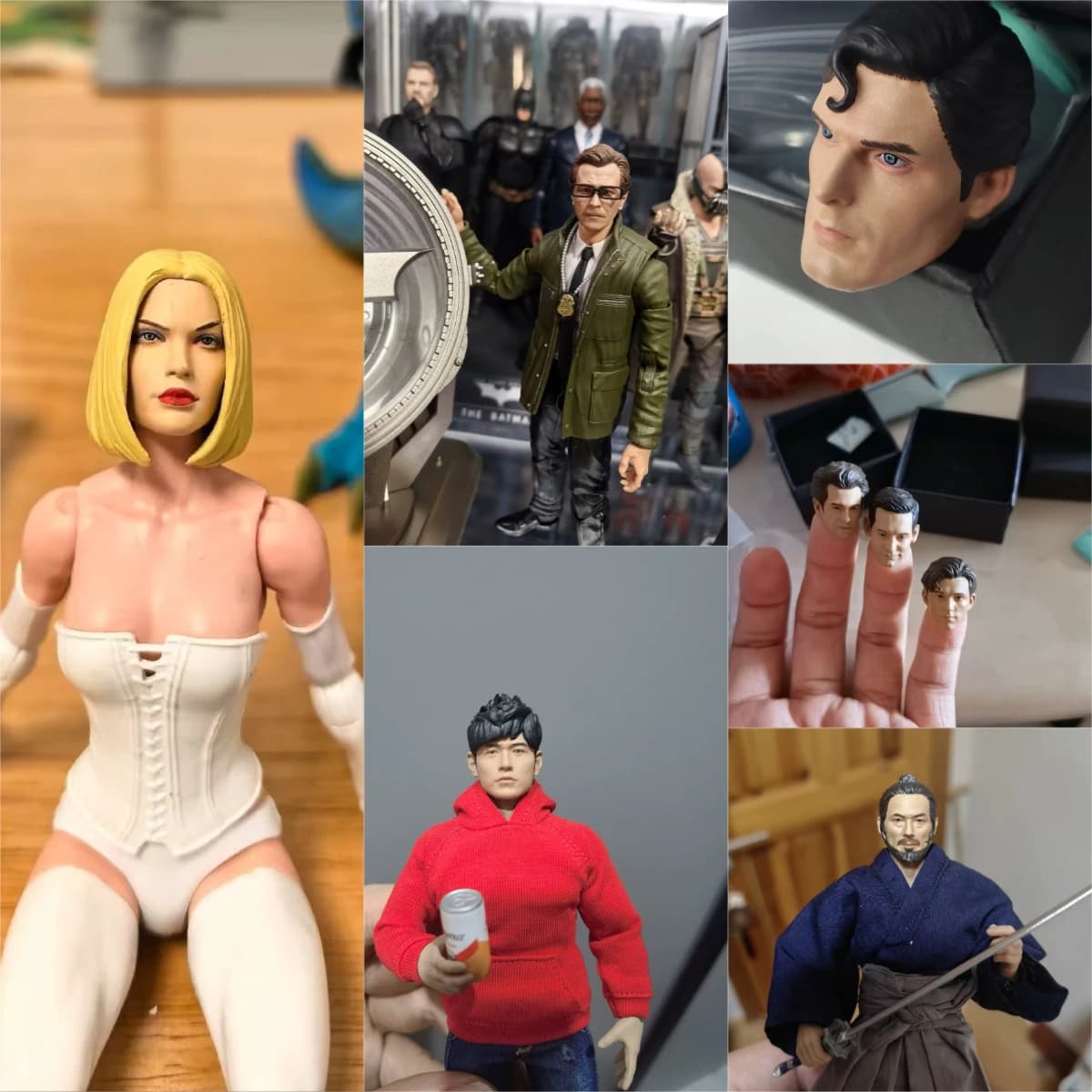 Personalizzato 1/12 Bilancia Femmina Maschio Testa Sculpt per 6 pollici Mezco SHF TBL Action Figure Body Collection Giocattoli