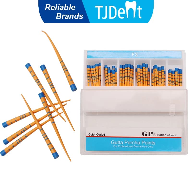 TJDent Dental Gutta taper 02 04 06 15#-40# F1 F2 F3 F4 F5 With scale Endodontics Absorbent Paper Dentistry Materials Consumable