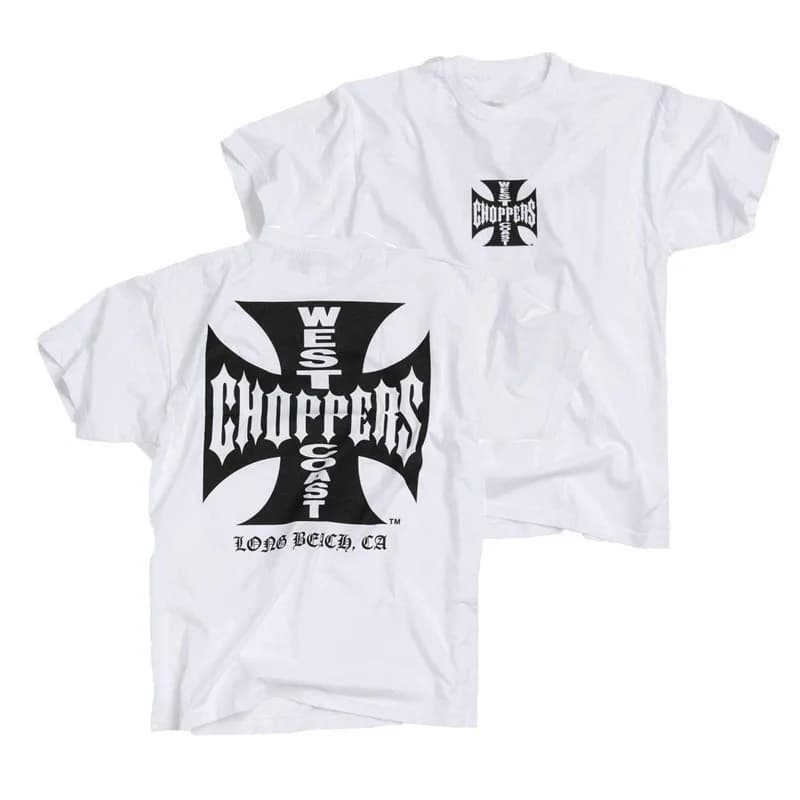T-shirt Art 2026 Vintage Cross Choppers Uomo Donna con Grafica 100% Cotone Top Estivo Streetwear