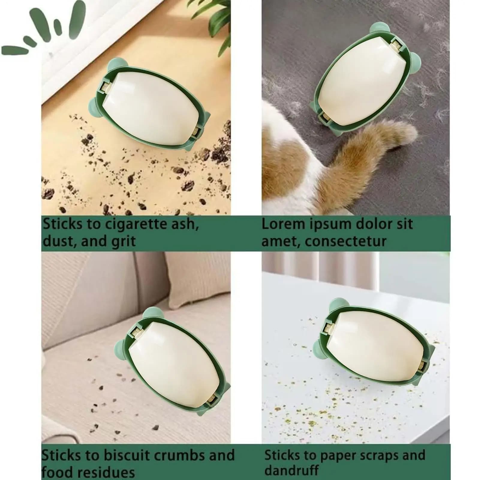 Rullo per lanugine riutilizzabile Strumenti per la pulizia portatili carini Rullo per lanugine per gatti Rimozione peli di animali domestici per bucato per pulire i vestiti