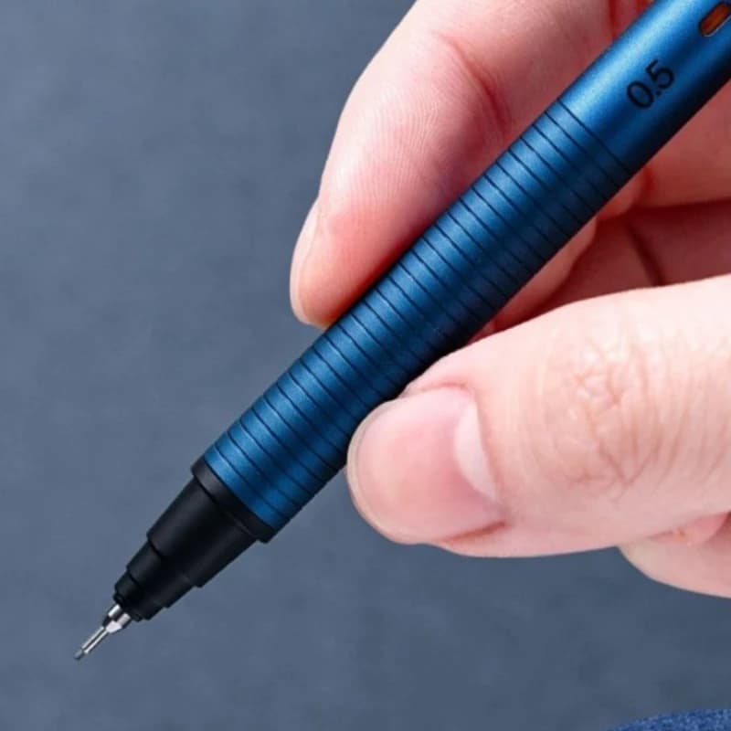Japan UNI Automatic Pencil M5-KH HB Unbreakable Lead 0.5 Writing Metal Barrel Student School Art High-end Stationery Cute Pencil