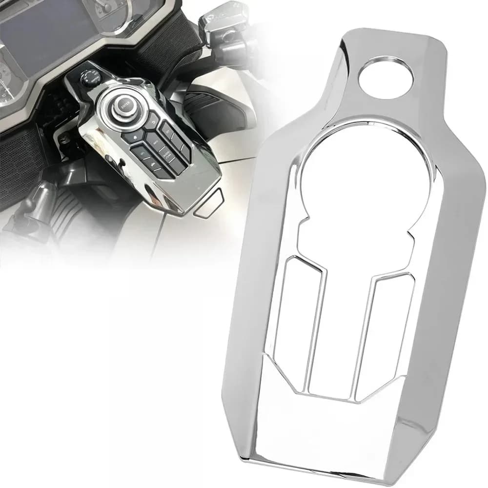 Copertura Decorativa per Pulsanti del Pannello di Controllo Centrale Moto per Honda Goldwing GL1800 F6B Tour DCT Airbag 18-up
