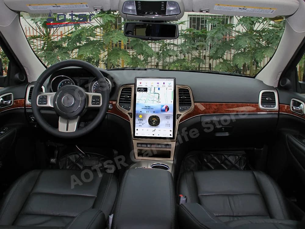 For Jeep Grand Cherokee 2011~2013With Wireless charging Qualcomm Multimedia Stereo Android GPS Navigation Car Radio Head Unit
