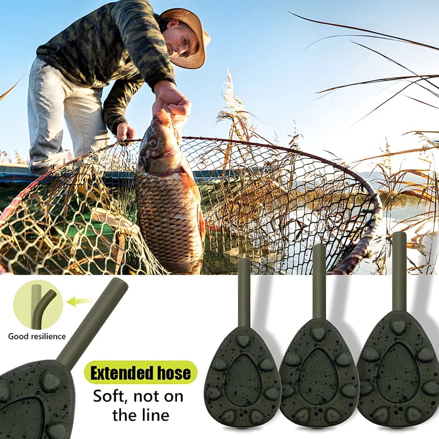 YOTO Pesi da pesca al piombo per pesca alla carpa, disponibili in varie specifiche di 56 g/71 g/85 g/99 g/113 g