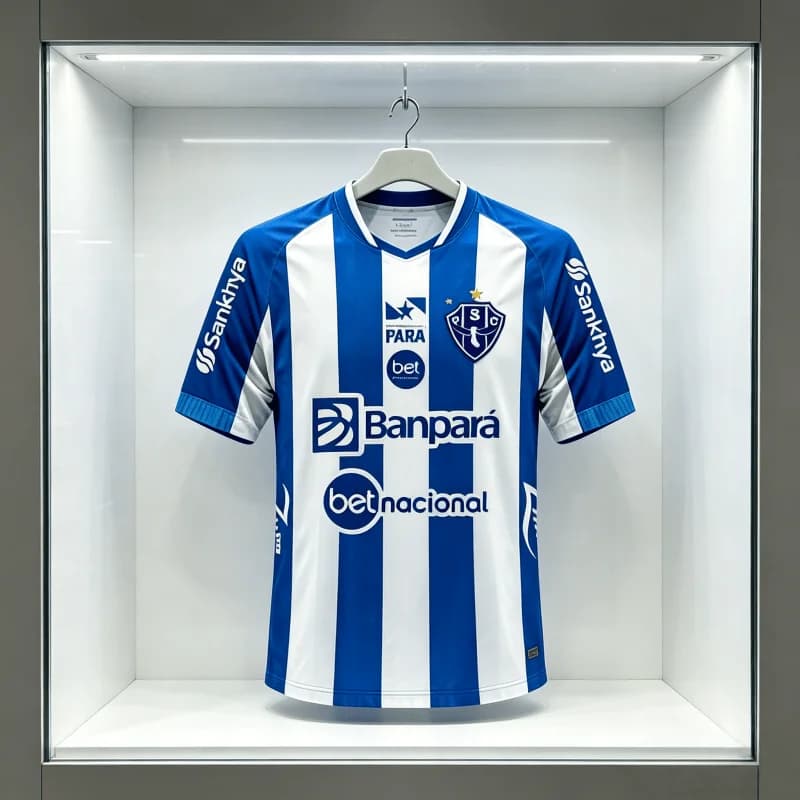 Nuova Maglia da Calcio Paysandu 2026, Moda Discreta, Abbigliamento Sportivo e Casual da Uomo, Comoda, ad Asciugatura Rapida, Morbida e Leggera - Modello Genitore-Figlio