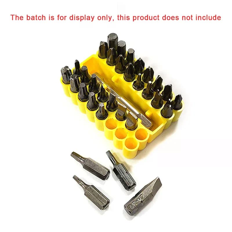 1/2/5pcs Bit Holder 32 Fori Bit Codolo Esagonale Organizzatore Cacciavite Bit Holder Trapano Per La Stoccaggio Per 6.35MM Gambo scatola di immagazzinaggio