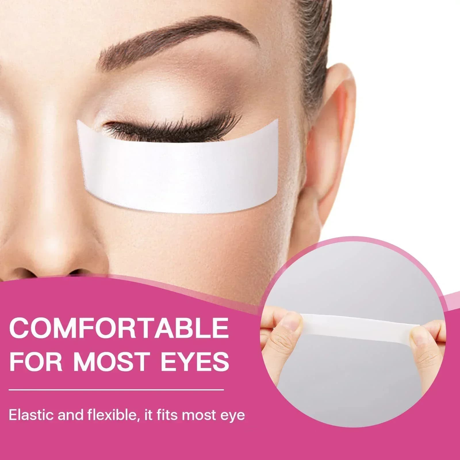 110 Pz/rotolo Adesivi Micro Schiuma Eyepad Patch Indolore Facile Rimuovere Nastro Trucco Lash PE Schiuma Occhi Sotto Ciglia Pad