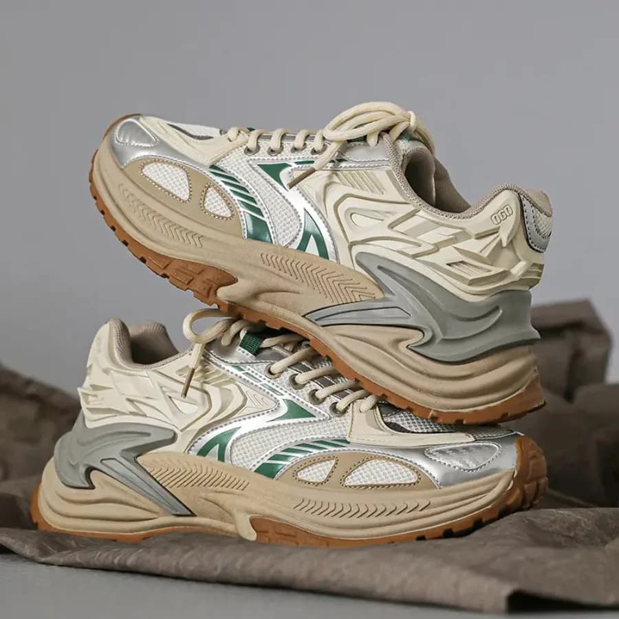 Sneakers Chunky da Uomo con Suola Spessa e Tomaia in Mesh, Scarpe Rialzanti, Ultima Uscita 2026 per Tutte le Stagioni, Leggere e Comode