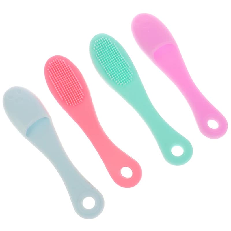 Silicone Dog and Cats Wool Brush Dog and Cat Smooth Accessories for Dogs Soft toothbrush for Pets Clean nose Black points Acne tear pencils