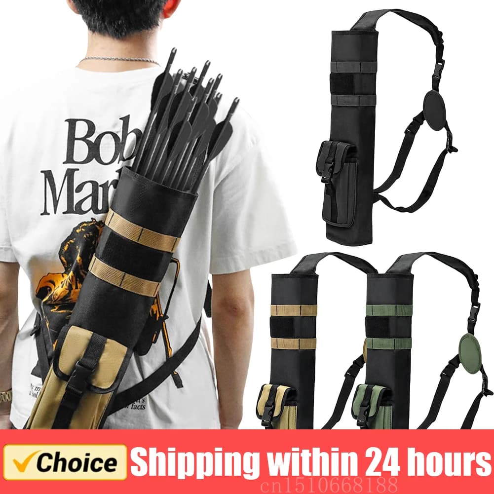 Archery Arrow Quiver Holder Adjustable Waist Hanged Carry Bag Arrow Holder for Arrows Bow Hunting and Target Practicing