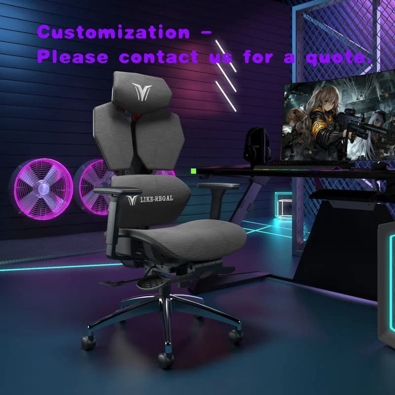 Sedia da Gaming Ergonomica di Lusso Moderna, Sedia per Computer da Casa con Supporto Lombare, Comoda per Sedute Prolungate