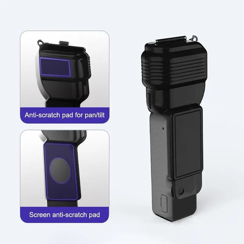 Custodia per schermo con lente in PC per Osmo Pocket 4, protezione traslucida antigraffio ultraleggera per accessori Pocket4