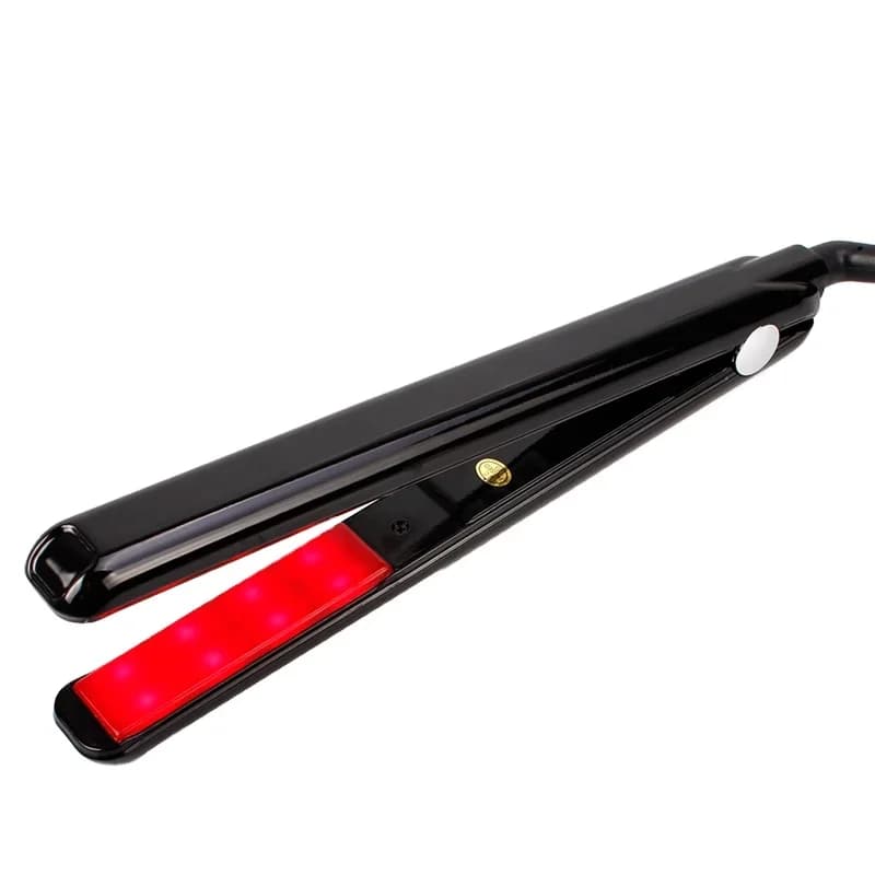 Ultrasonic hair plate with cold plate for hair care without heating