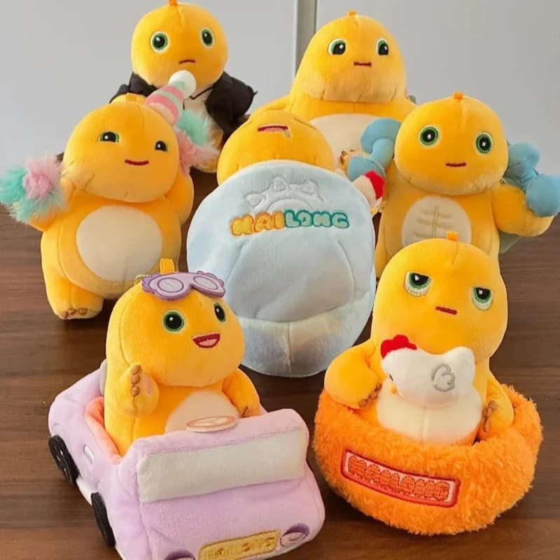 7 stili di lavoro latte drago bambola peluche Nailong bambola di pezza decorazioni per la casa cuscino ragazzo e ragazza compleanno vacanza giocattolo regali