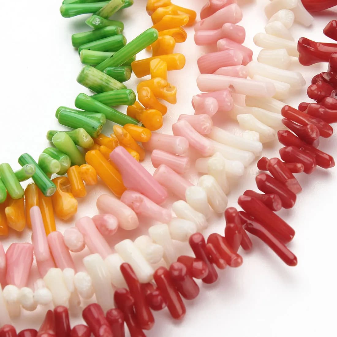 Natural Stone Coral Beads Irregular Shape Loose Beads Isolation Beads for Jewelry Making DIY for Bracelet Necklace Accessories