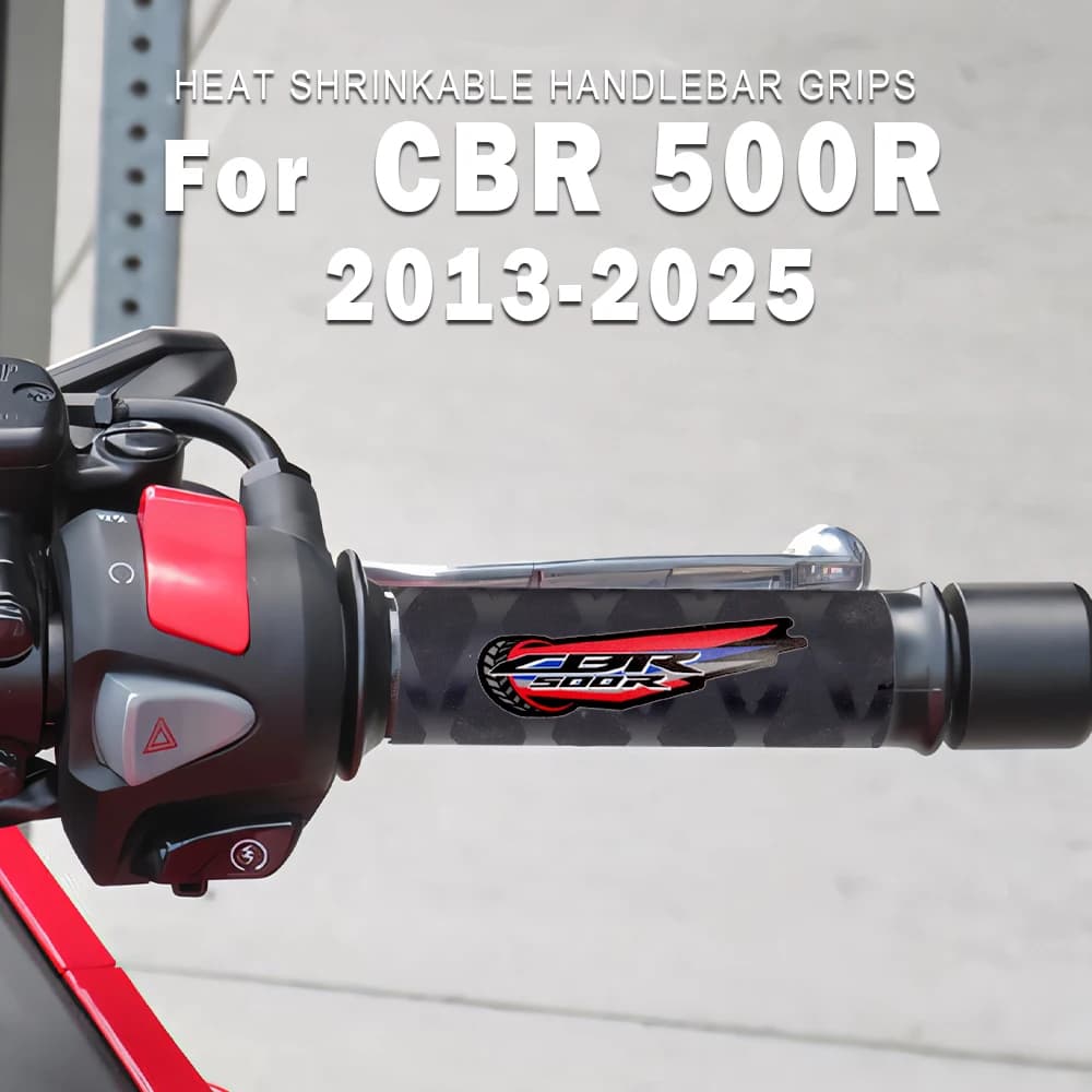 Per Honda CBR500R CBR 500 R CBR500 500R 2013-2025: Guanti in gomma termoretraibili per manubrio moto, accessori coprimanopole