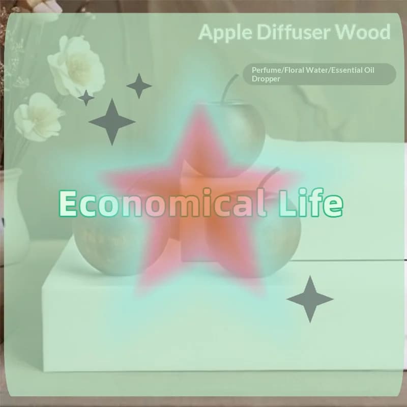 [MOA] Diffusore di Oli Essenziali con Bastoncini in Legno, Diffusore Decorativo di Fragranze per Casa, Bagno e Auto [MOA]