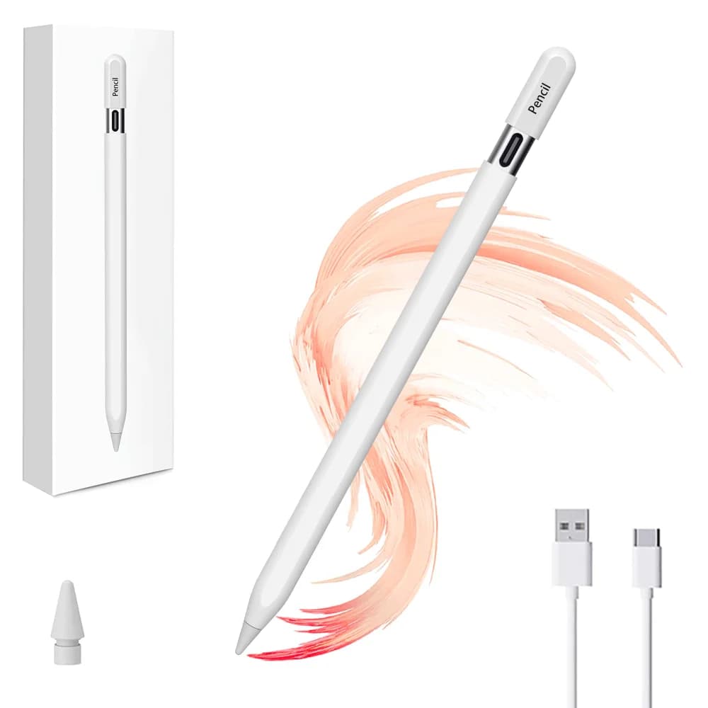 Tablet Stilo per iPad Pro 11 12 Mini per Apple Pencil Pro iPad Air M2 M3 M4 3rd 4-11th Touch Pen Caneta USB Tipo C Ricarica