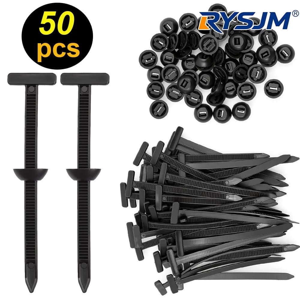 Fascette per cavi in nylon autobloccanti Fascette per cavi Cinghie con cerniera rilasciate Fascette per cavi per tubi per auto Fascio di fissaggio fisso