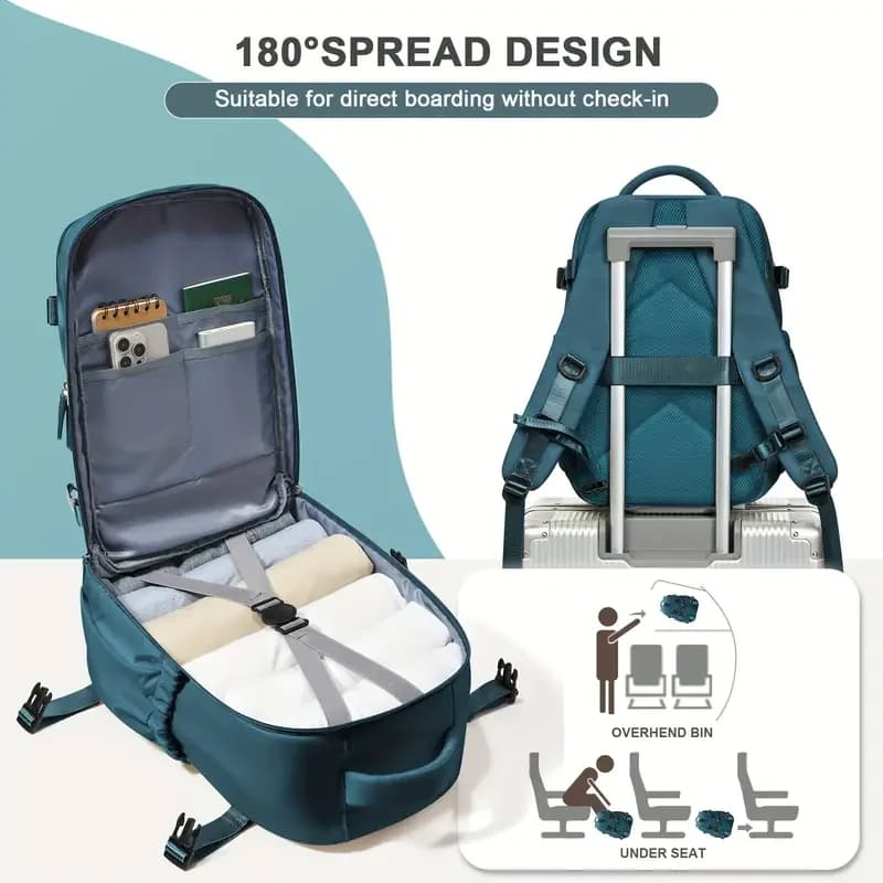 Zaino da cabina 40x30x20 Zaino da viaggio Wizzair Bagaglio a mano per brevi distanze Zaino da uomo Zaino da lavoro per laptop, backpaxk